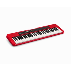 Casio Casiotone Digital Keyboard, 61 Keys - Red