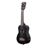 Kala Soprano Ukulele, Black Satin Mahogany