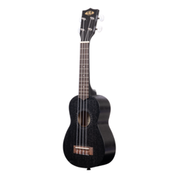 Kala Soprano Ukulele, Black Satin Mahogany